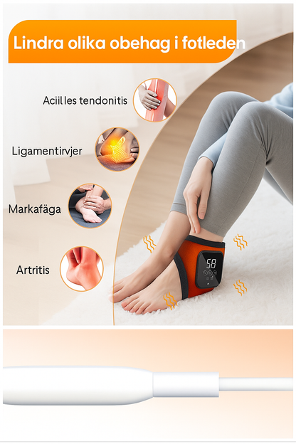 Lindra smärta och stelhet direkt!
Uppvärmd ankelmassager med värme & vibration – för snabb återhämtning och total avslappning.