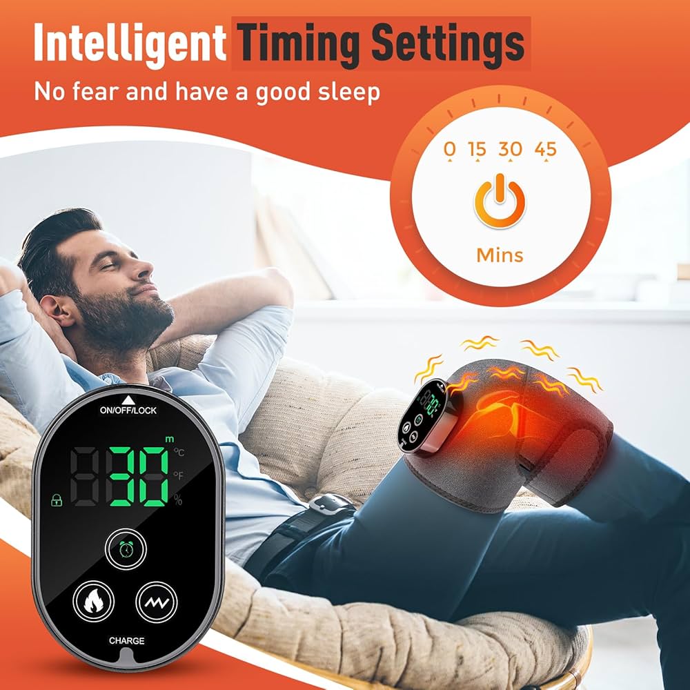 Livore™ Trådlöst Uppvärmt Knäskydd – Komfort & Avslappning