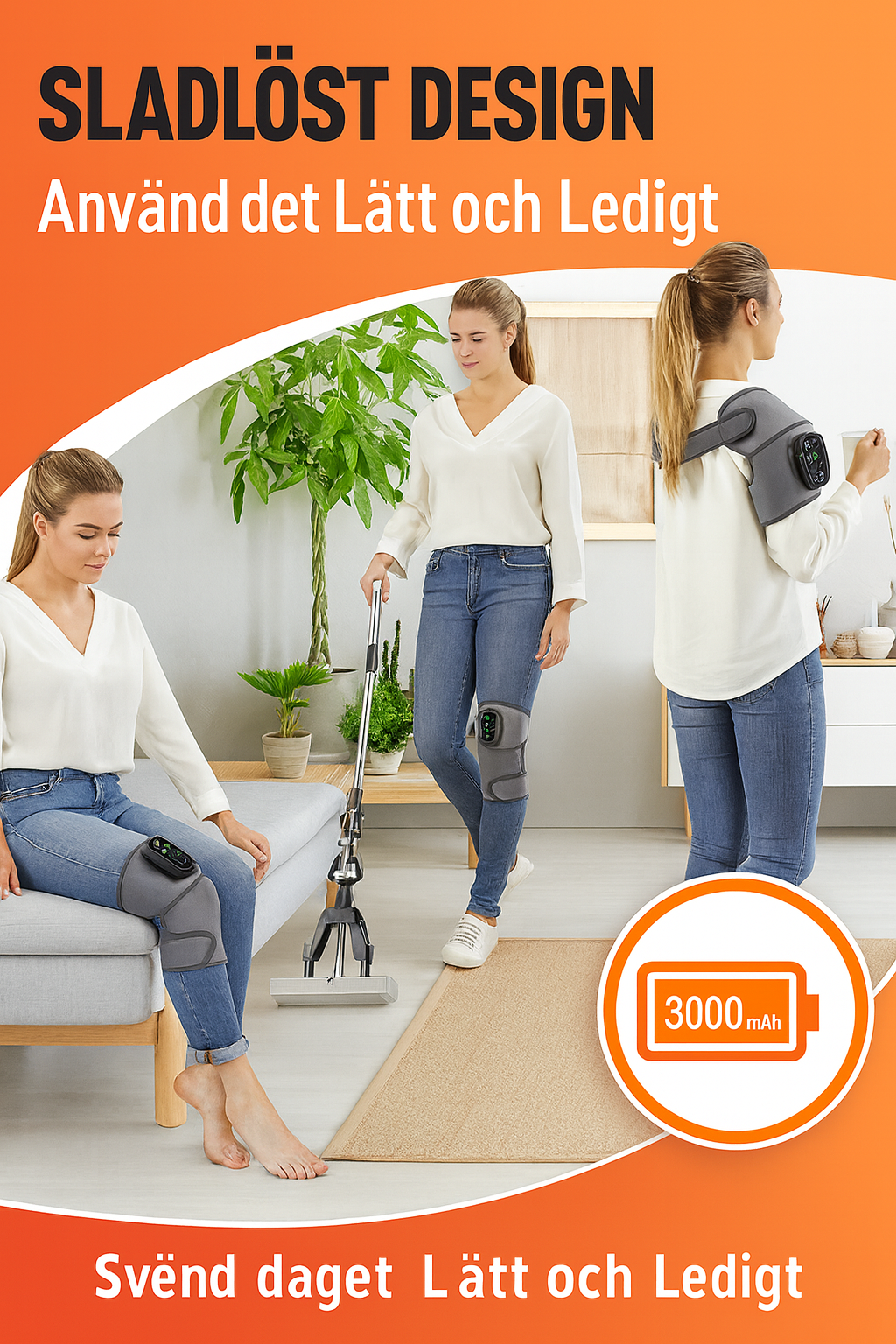 Livore™ Trådlöst Uppvärmt Knäskydd – Komfort & Avslappning