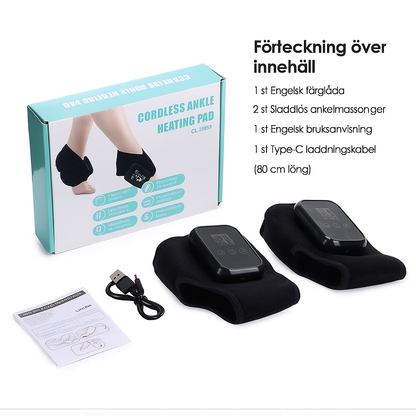 Lindra smärta och stelhet direkt!
Uppvärmd ankelmassager med värme & vibration – för snabb återhämtning och total avslappning.