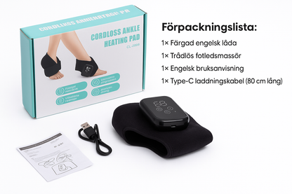 Lindra smärta och stelhet direkt!
Uppvärmd ankelmassager med värme & vibration – för snabb återhämtning och total avslappning.